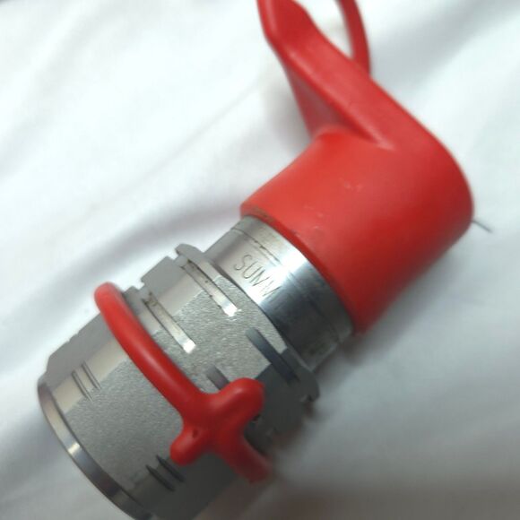 1/2 Flat Face Hydraulic Quick Connect Couplers Couplings Skidsteer Bobcat 2 Sets - Picture 5 of 7